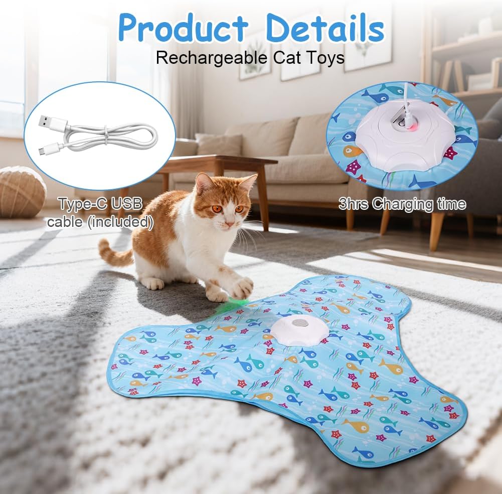 Interactive Cat Toys for Indoor Cats & Dogs